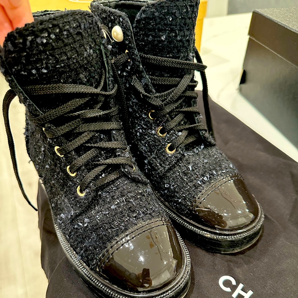 Chanel short boots